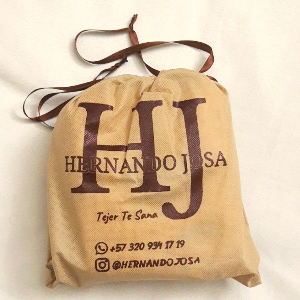 Hernando Josa Candy Crochet Knit Mini Shoulder Bag, Yellow RARE NEW - Picture 4 of 17